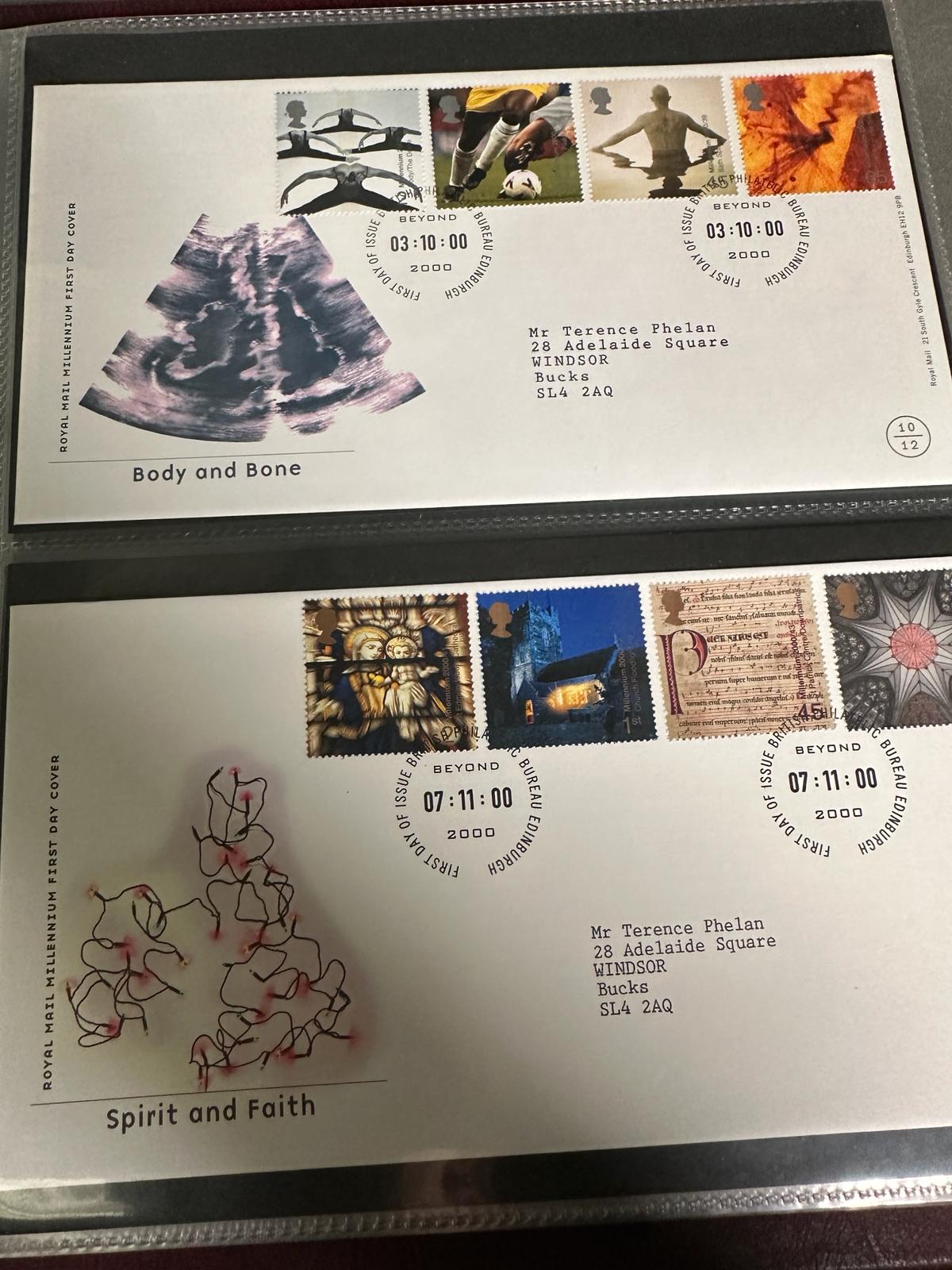 Six albums of UK first day covers various ages and subject matters - Image 9 of 9