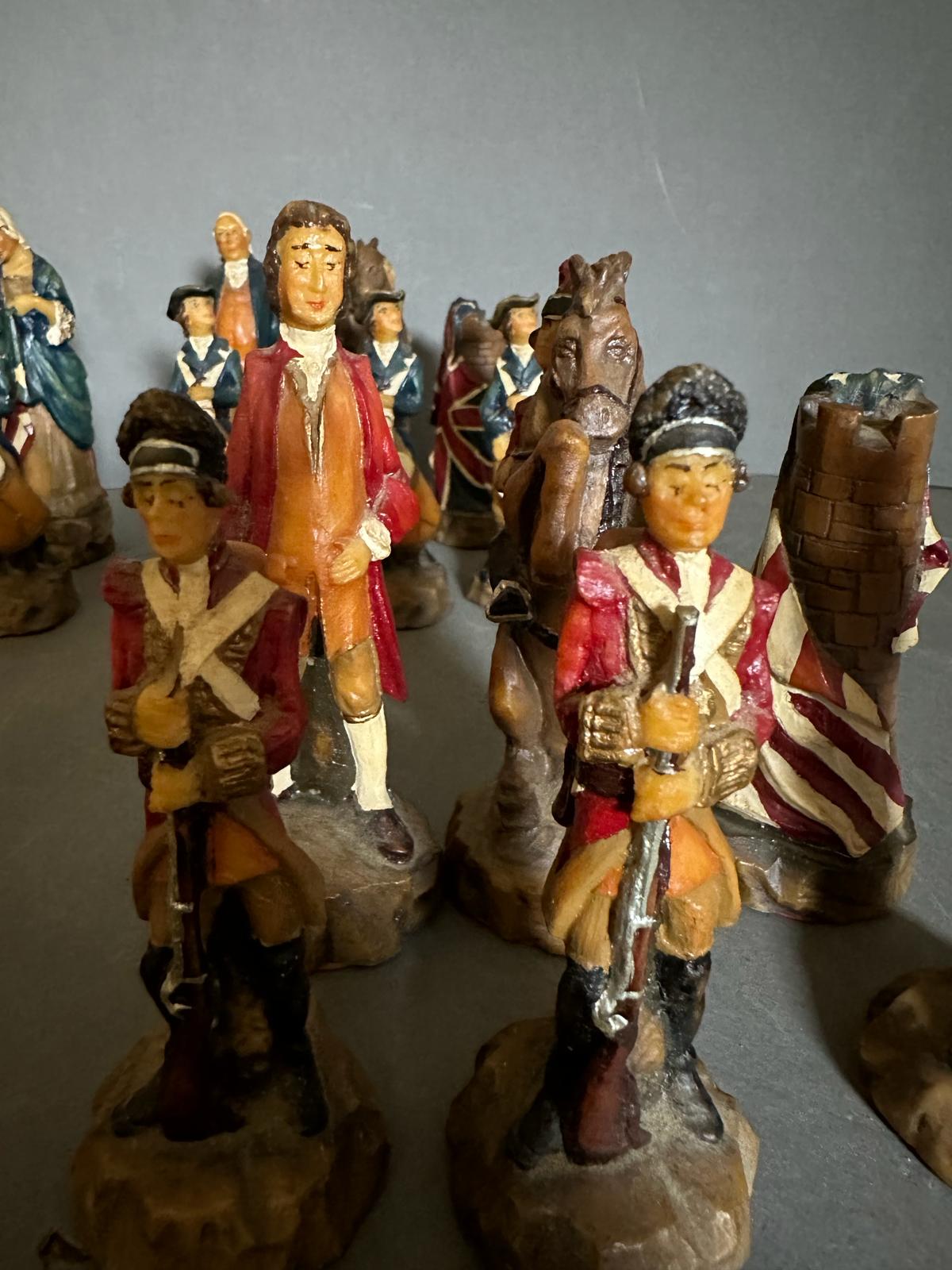 The American Revolutionary War 1775-1783 Chess Set (A Carlton Product) - Image 5 of 6