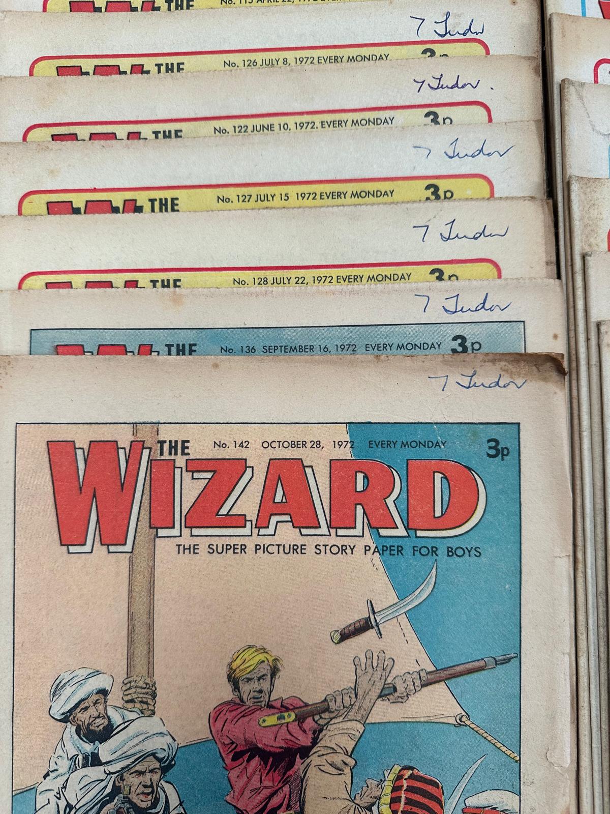 A collection of vintage The Wizard comics including issue 1 and 2 - Image 6 of 6