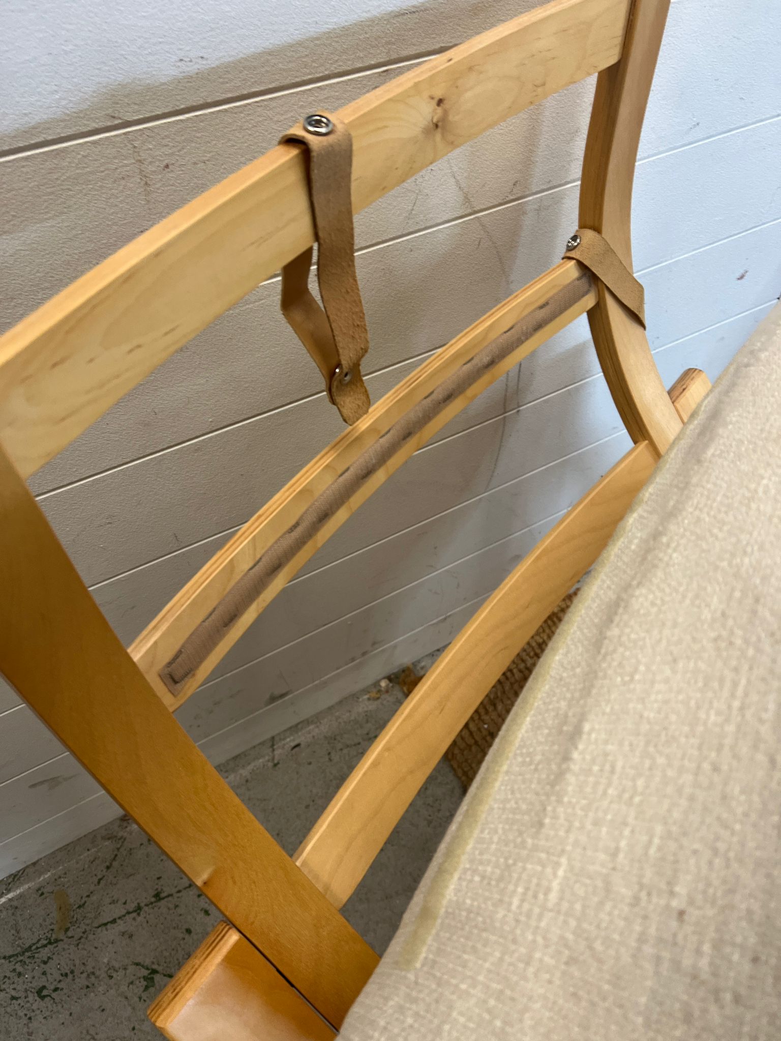 A pair of Ikea Poang chairs and matching footstool - Image 2 of 4