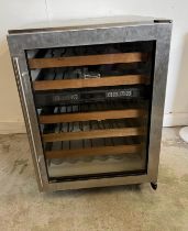 A Sub Zero under counter wine fridge (H88cm W64cm D61cm)