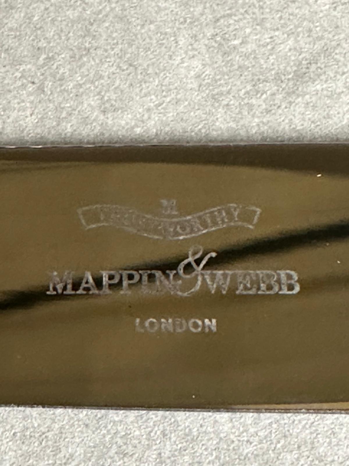 A Mappin and Webb silver canteen of twelve place settings of cutlery to include. Table Knife, Fork - Image 6 of 12