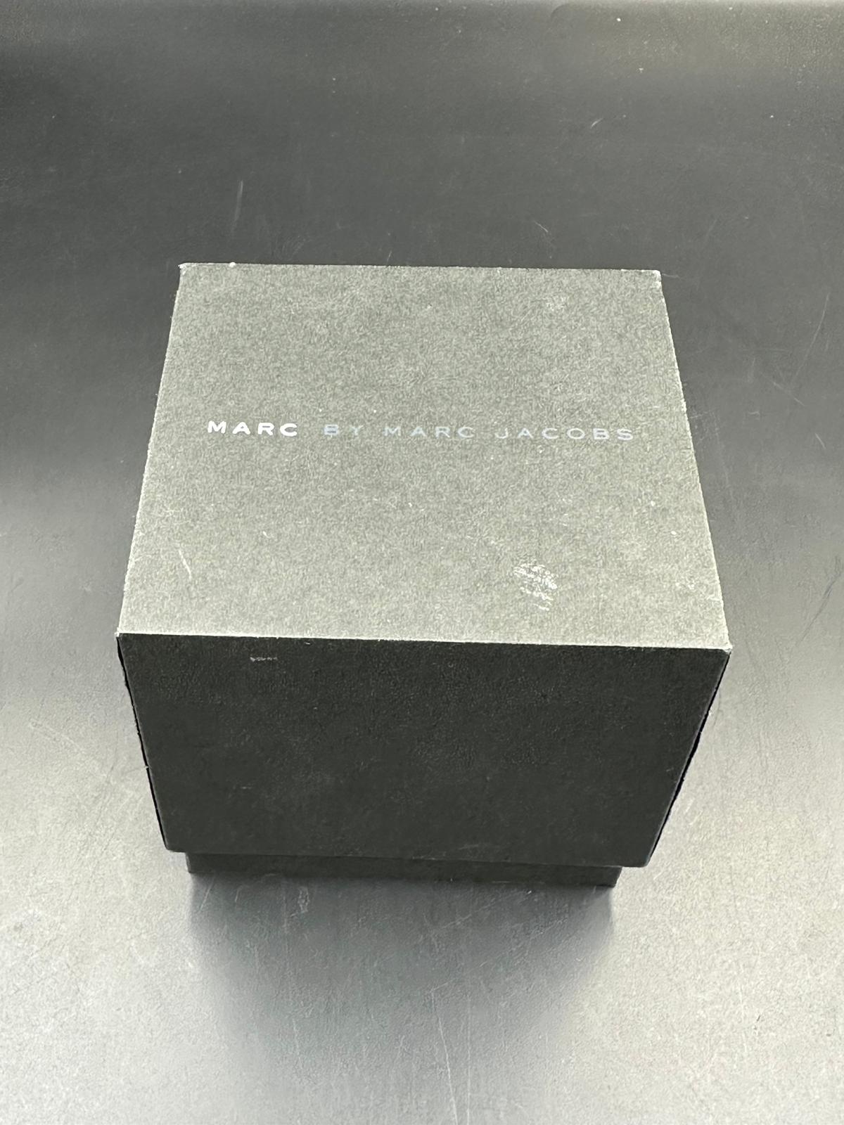 A Marc by Marc Jacobs stainless steel watch in original box with papers. - Image 2 of 3