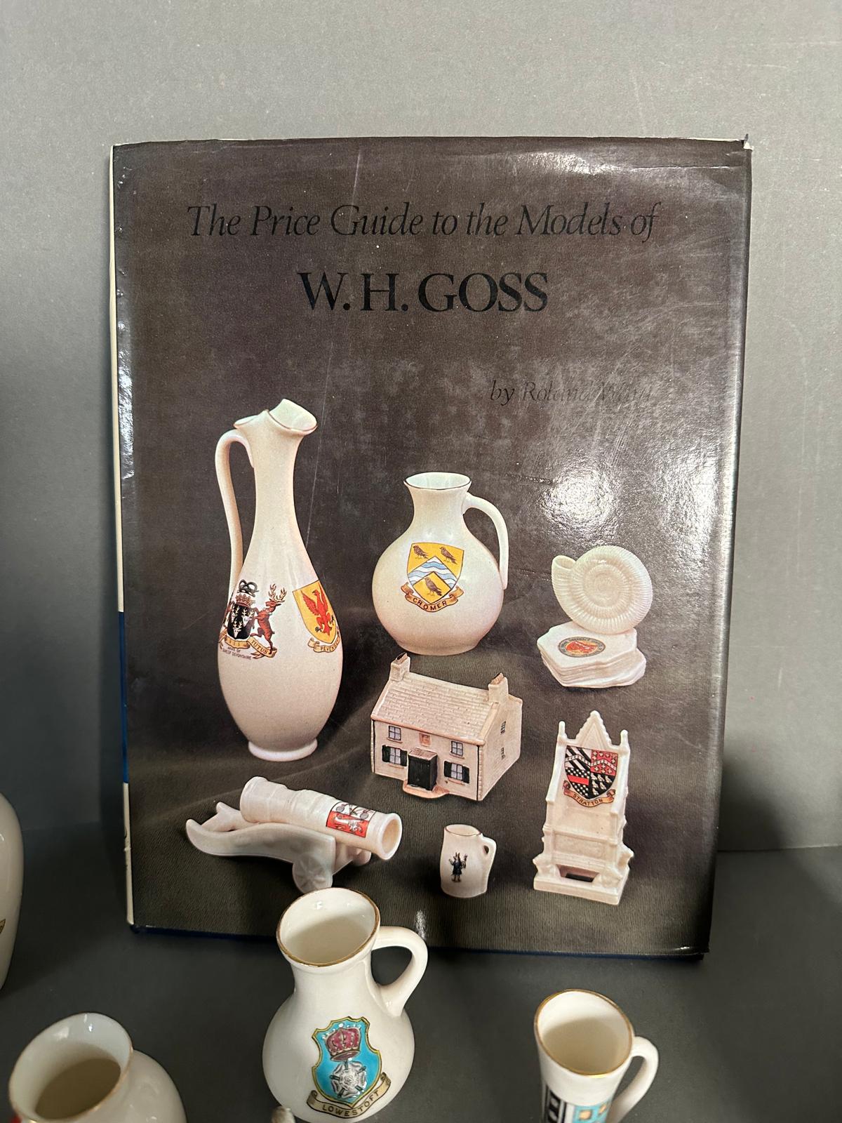 A selection of assorted Goss china and a copy of The Price Guide to the models of V.S.H Goss - Image 2 of 6