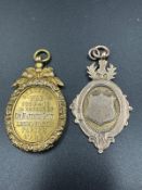 A 9ct gold European War 1914-18 medallion, cast to honour Cpl Matthew Gold of Lesmahagow Parish Ward