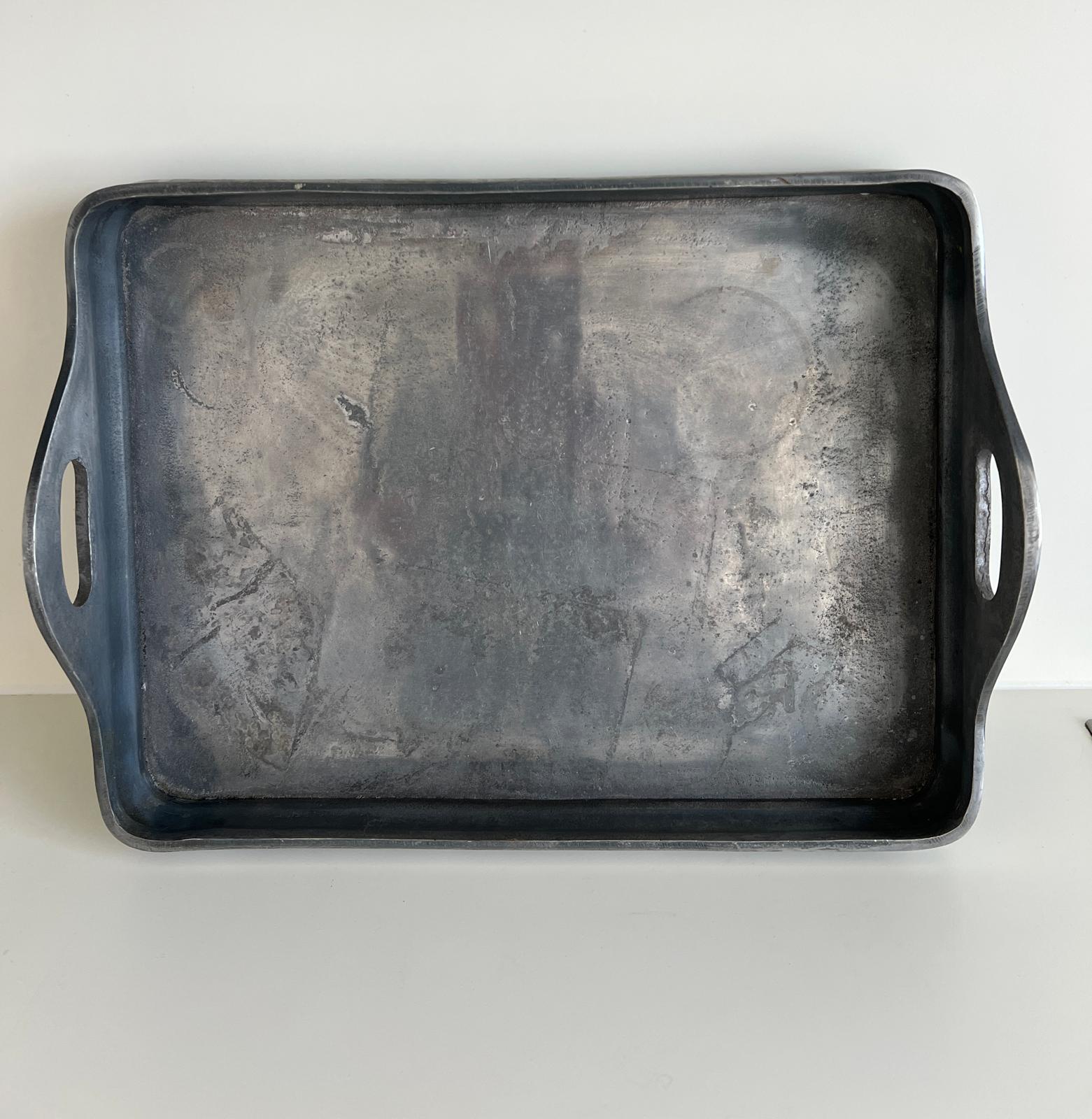 A Distressed galvanized deep tray (47cm x 35cm) - Image 3 of 3