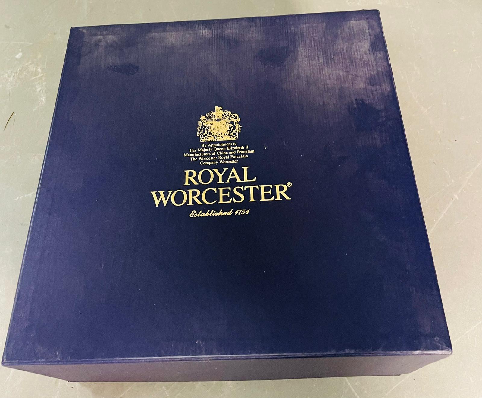 A Royal Worcester limited edition 2000 millennium flight bowl, boxed with certificate - Image 2 of 3