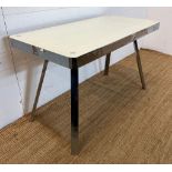 A glass platform style Studio desk (H74cm W120cm D60cm)