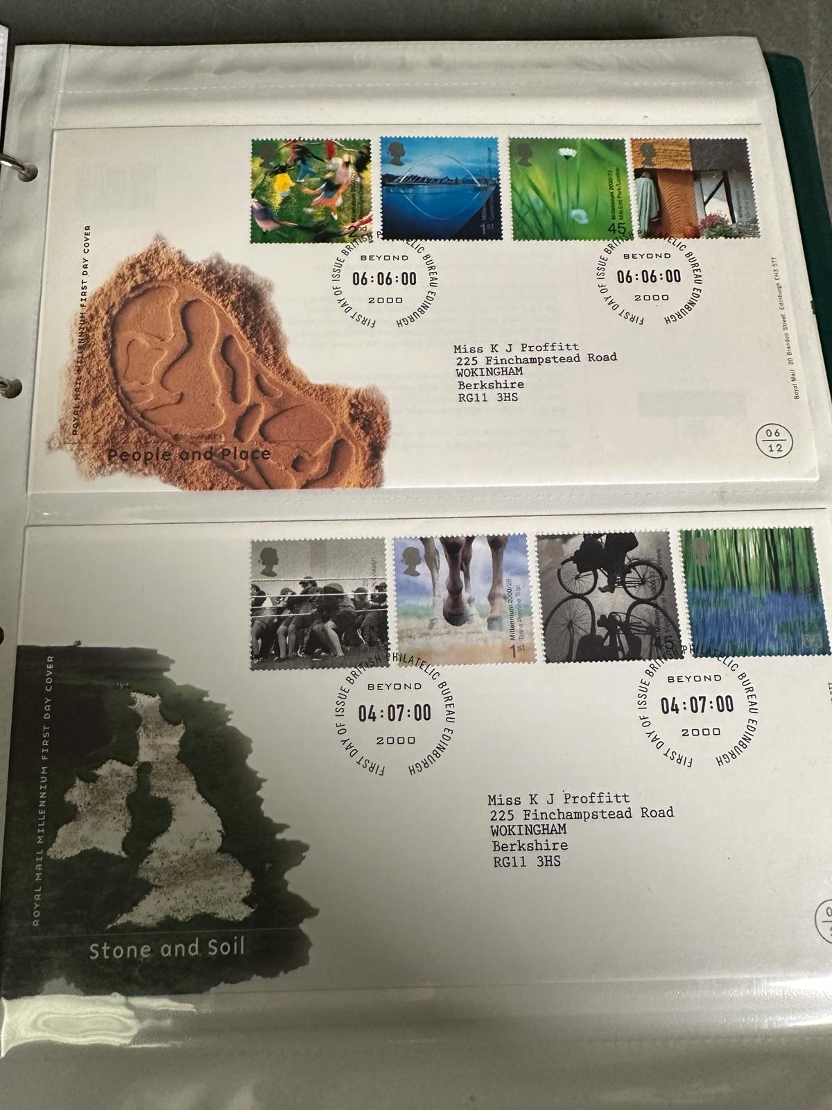 Six albums of UK first day covers various ages and subject matters - Image 8 of 9