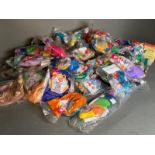 A large quantity of collectable MacDonalds happy meal beanie babies