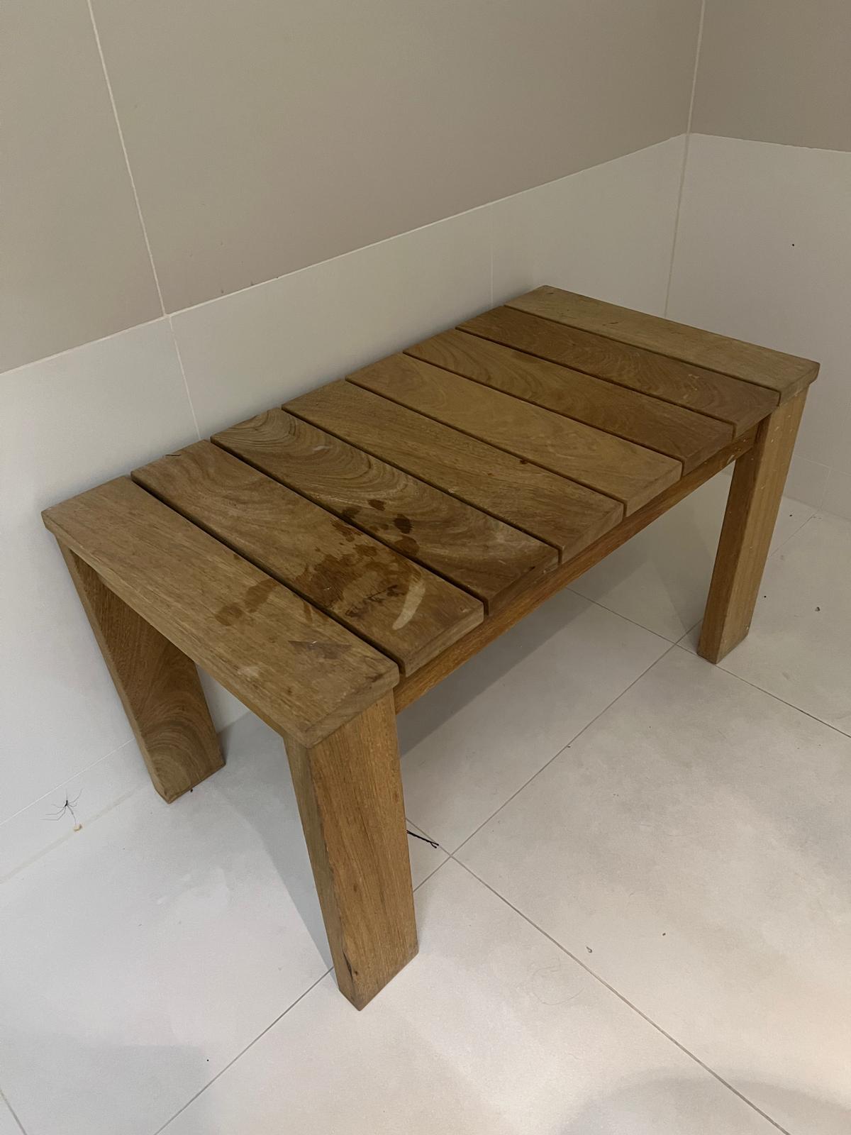 A wooden bench seat (H45cm W80cm D43cm) - Image 2 of 2