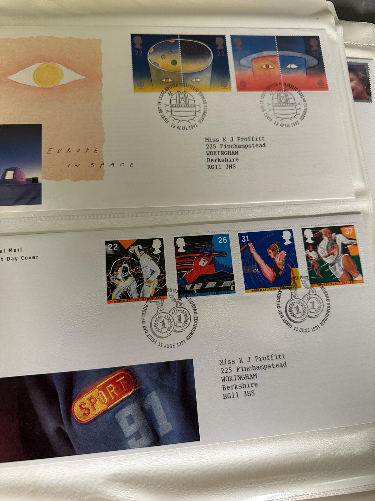 Seven albums of UK first day covers, various ages and subject matters - Image 3 of 12