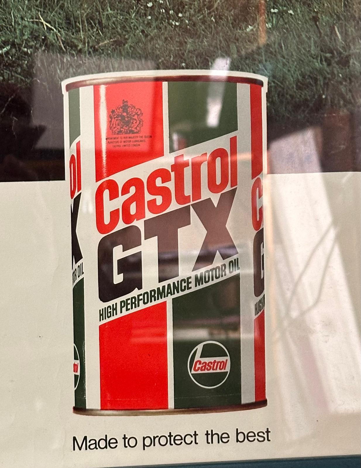 A vintage Triumph Recommend Castrol GTX featuring The 1907 6 cylinder Standard 67cm x 97cm - Image 4 of 4