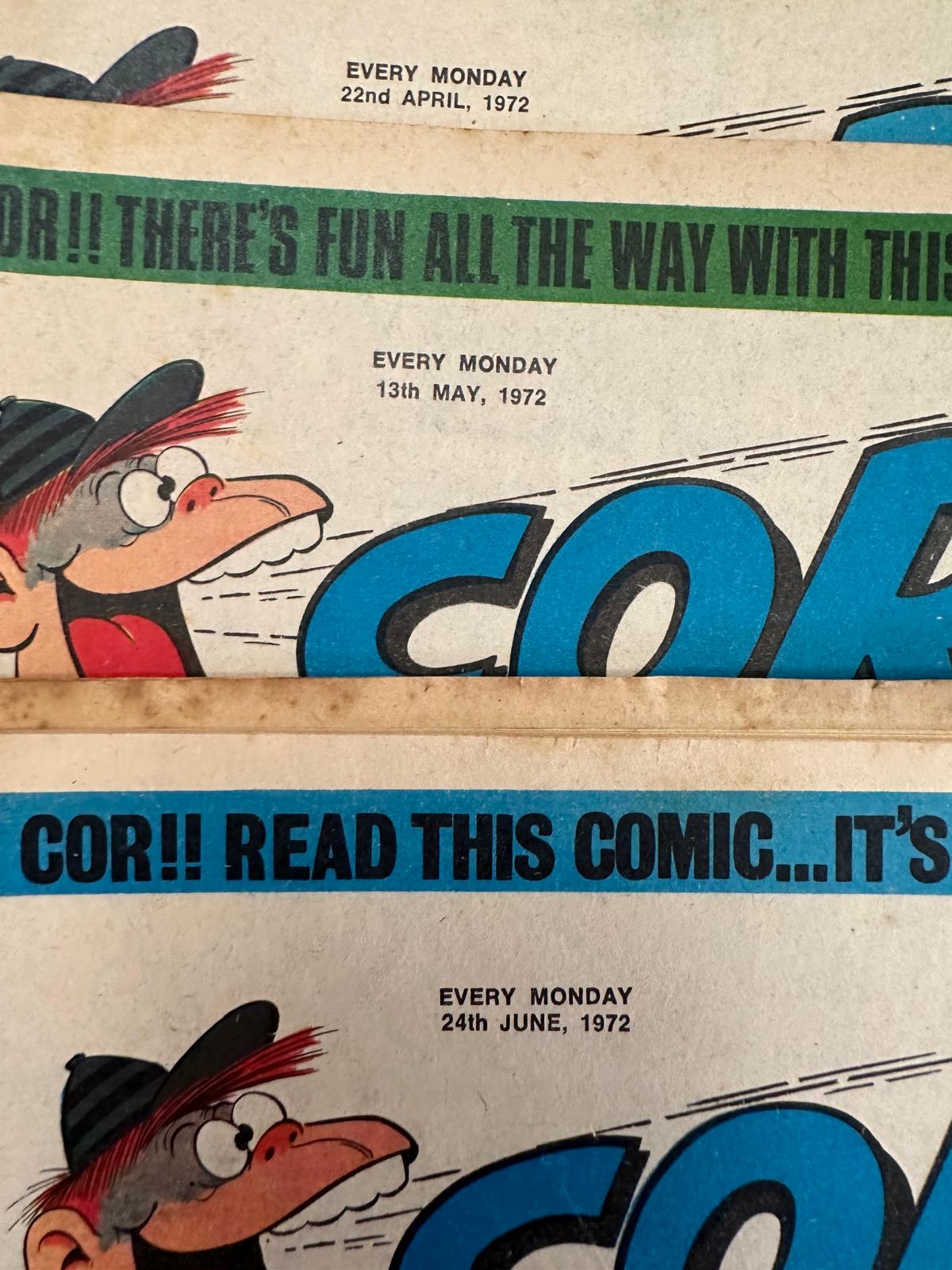 A collection of vintage cor comics including issue No1 - Image 2 of 7