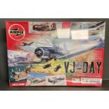 A boxed and sealed Airfix VJ-Day 60th anniversary model kits