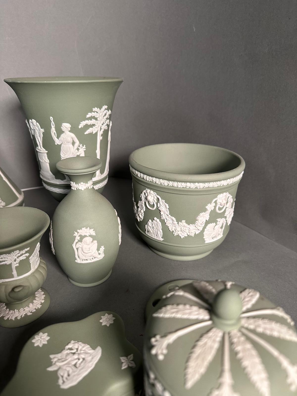 A large selection of Wedgwood jasperware, various shapes and styles. - Image 3 of 6