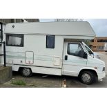 Talbot Express 1300 P white campervan motorhome, registration L722PCH. Engine size 1971cc, Mileage