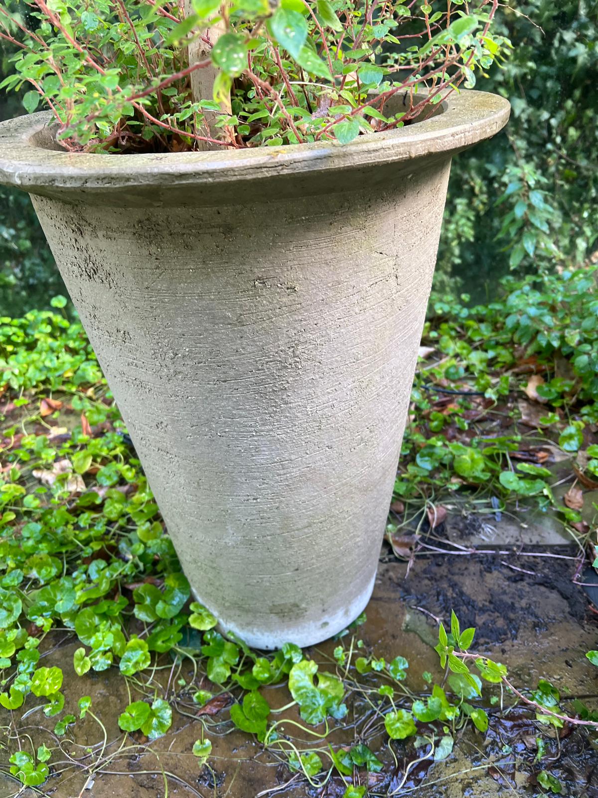 A tall planter tapering down to base (H55cm Dia43cm) - Image 2 of 3