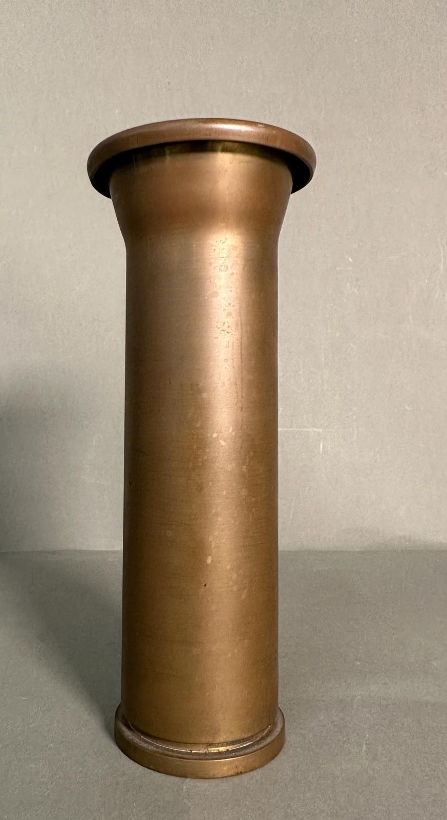 A trench art shell in the form of a vase - Image 4 of 4