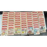 A collection of vintage Hotspur comics from the 1960's and 1970's