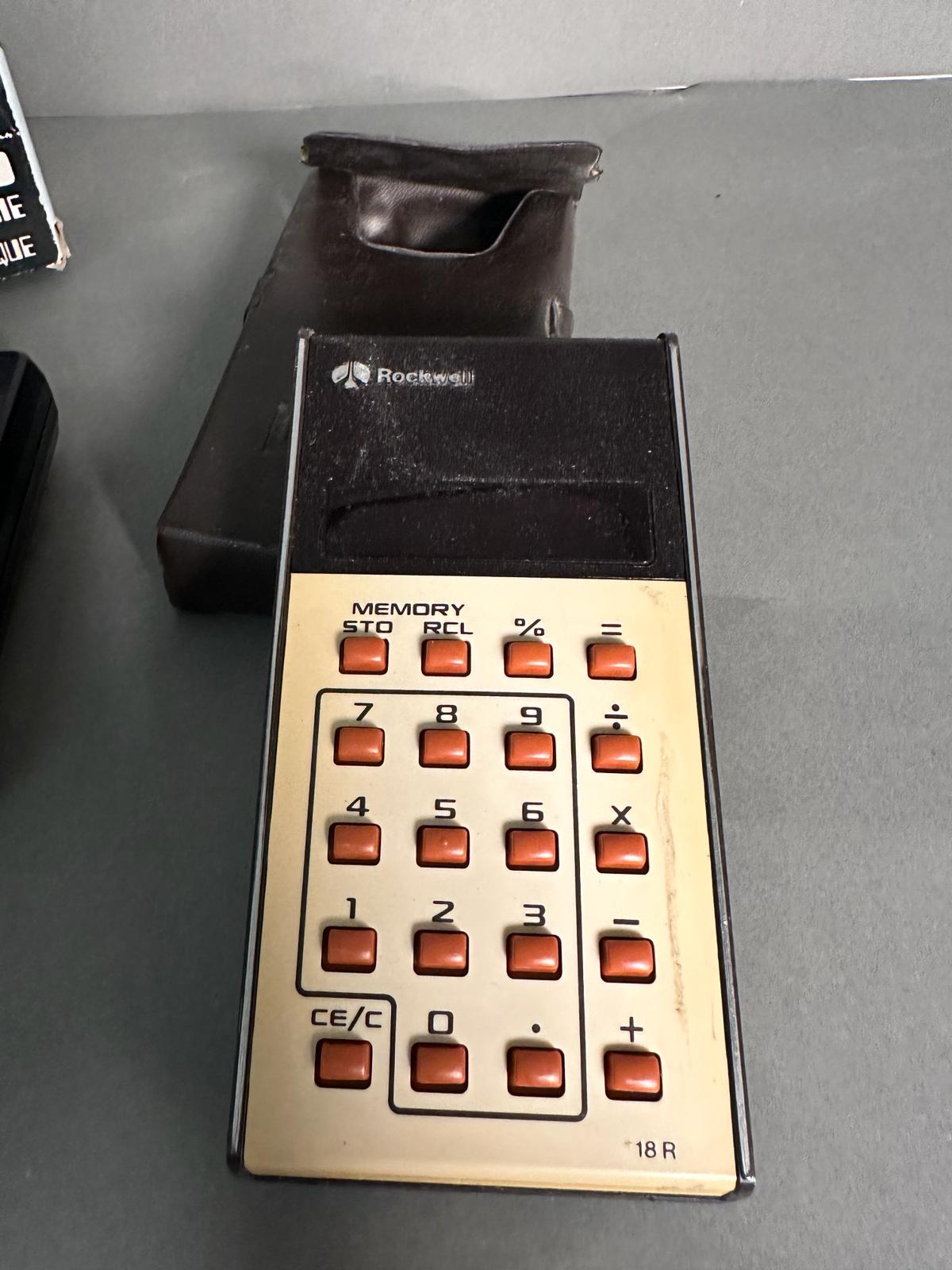 A vintage Blip digital game and a cased Rockwell calculator - Image 3 of 3