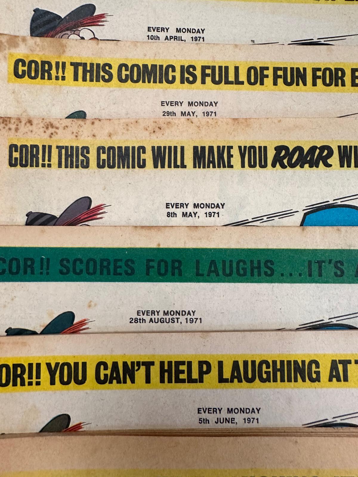 A collection of vintage cor comics including issue No1 - Image 5 of 7
