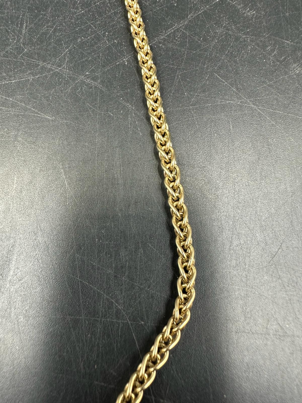 A 9ct gold Figaro style chain (Total weight 18.2g) - Image 3 of 4