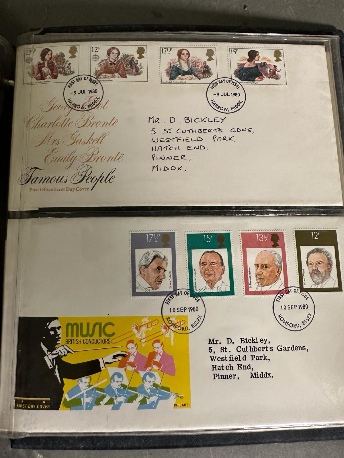 Seven albums of UK first day covers, various ages and subject matters - Image 9 of 12