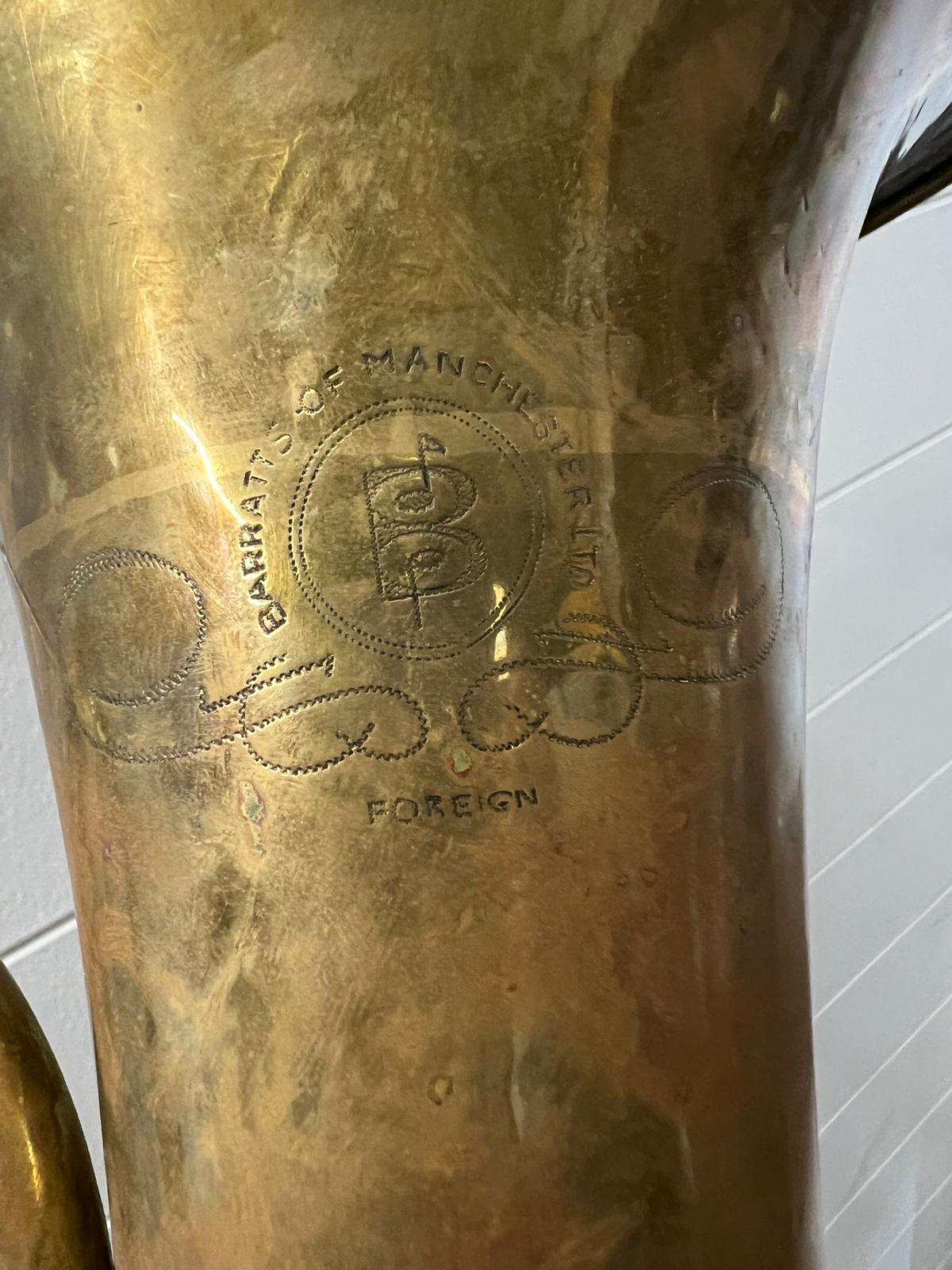 A Barratts of Manchester Tuba Condition Report no mouth piece in case - Image 2 of 3