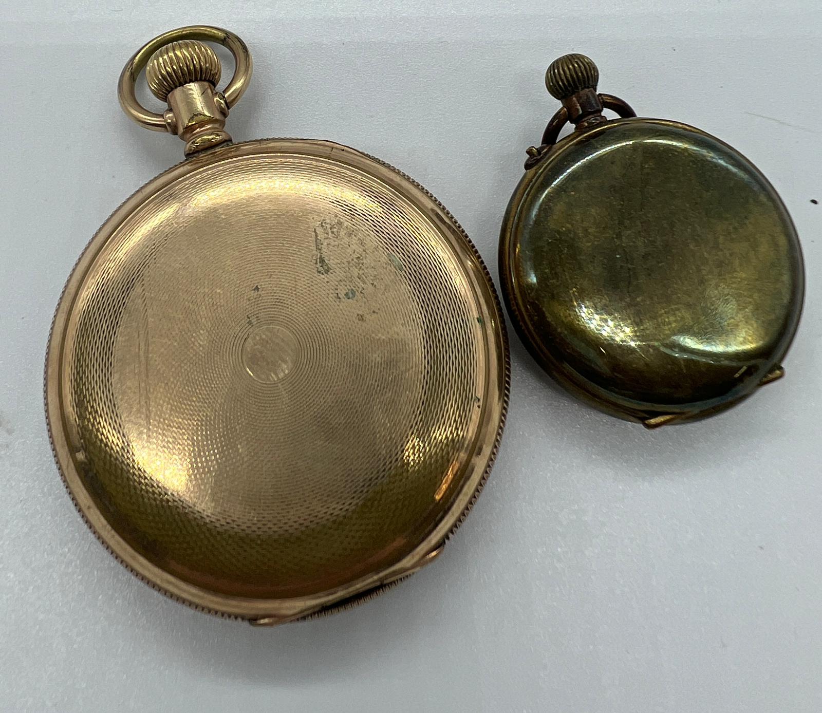 Two brass pocket watches - Image 4 of 4