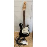 A Squier Strat electric guitar, Affinity series