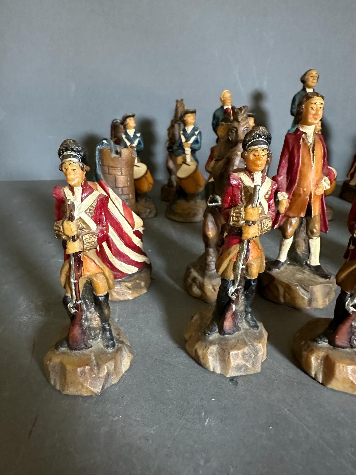 The American Revolutionary War 1775-1783 Chess Set (A Carlton Product) - Image 4 of 6