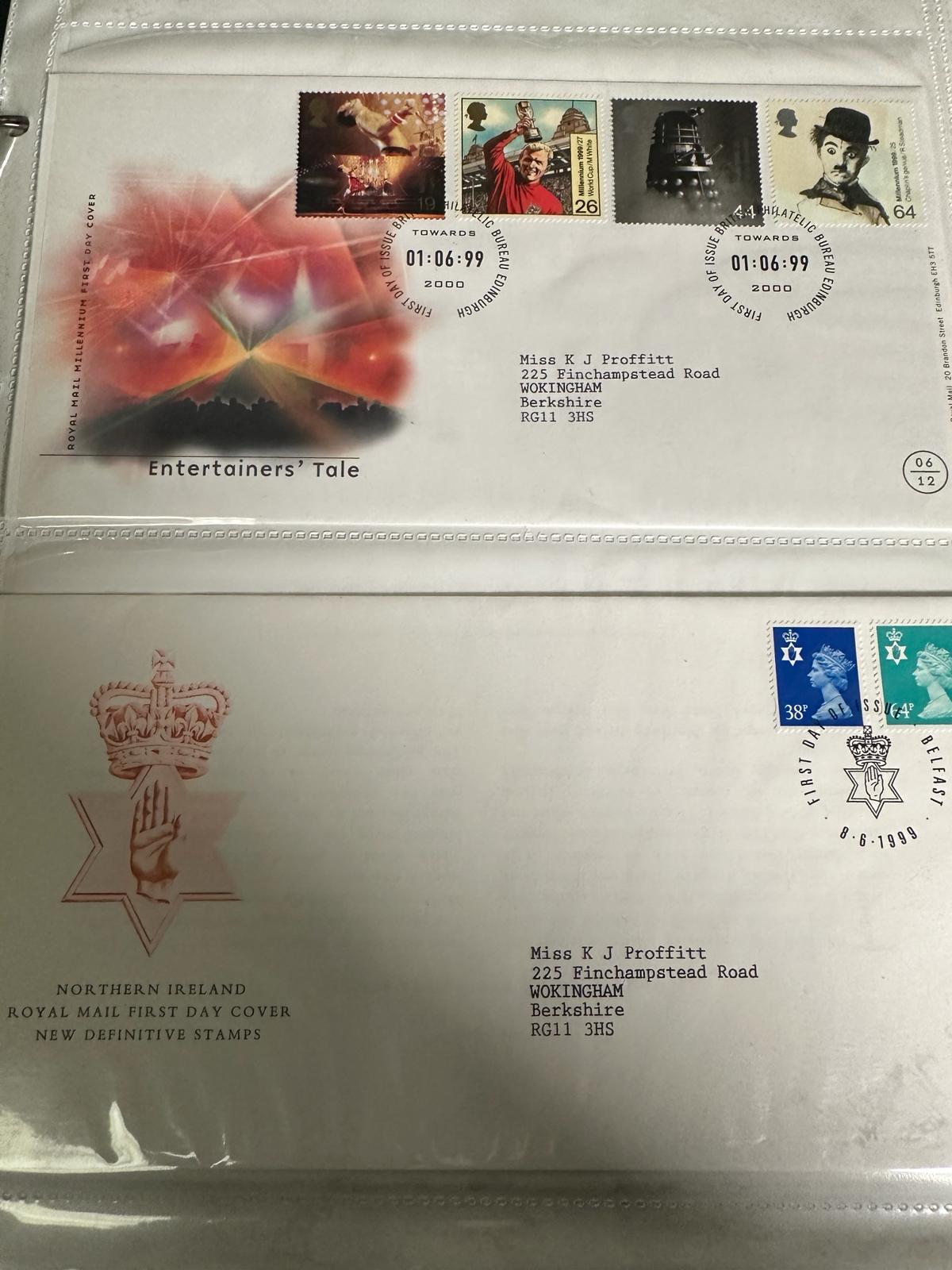 Six albums of UK first day covers various ages and subject matters - Image 7 of 9