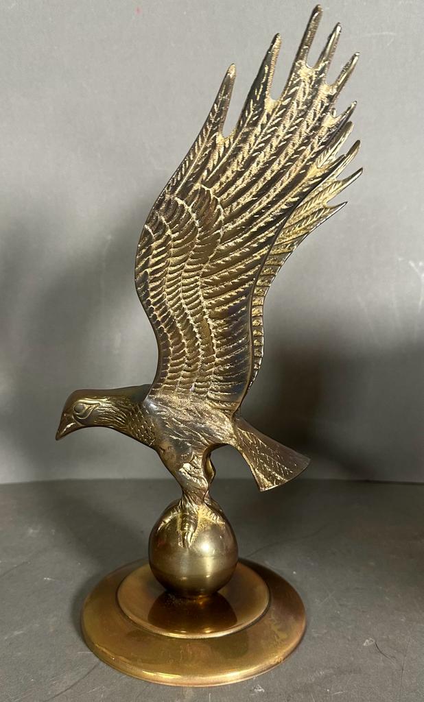 A selection of three trophies to include a brass eagle - Image 5 of 5