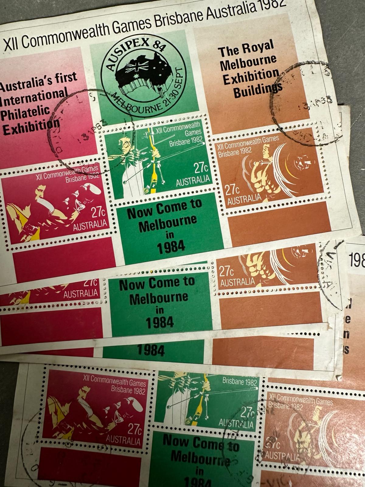 A box of loose World stamps in packets to include Morocco, Australia and Thailand - Image 2 of 8