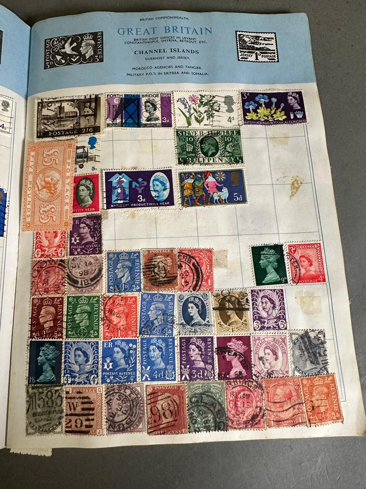 An album of UK and world stamps, various countries to include China, Germany and Russia. - Image 3 of 6