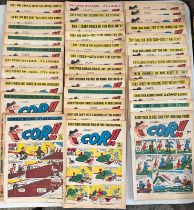 A collection of vintage cor comics including issue No1