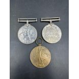 Militaria: WWII Defence Medal, WWI Great War Medal 102418 DVR T G Wilson, RA and a 1914-1918 medal 2