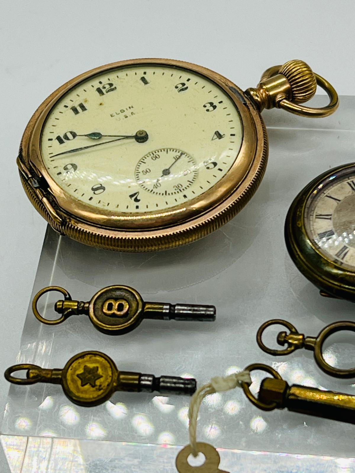 Two brass pocket watches - Image 2 of 4