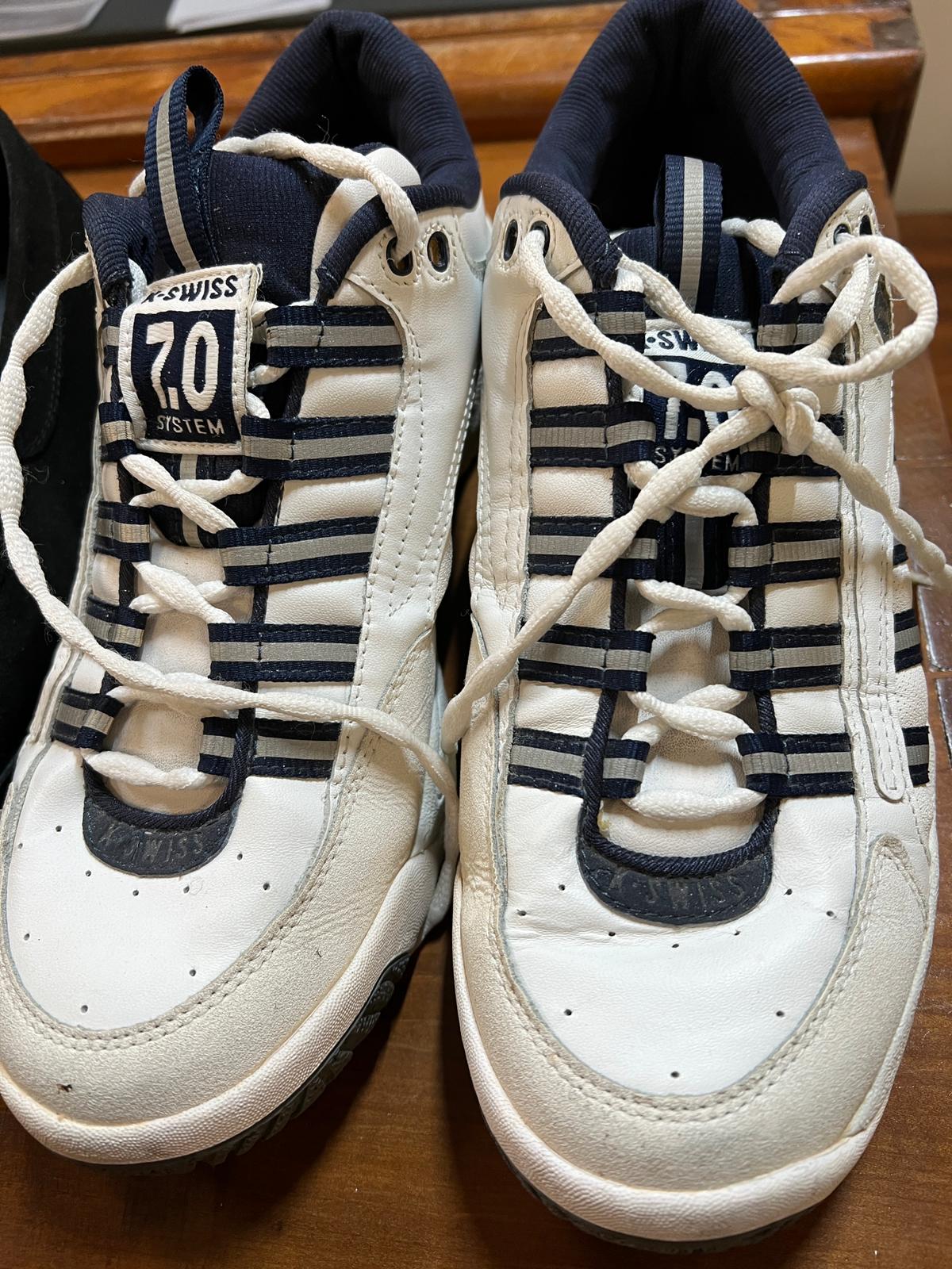 Two Todd sued shoes and one K-Swiss 7.0 system trainers all size 9 - Image 3 of 7