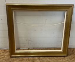 A gold gilt frame 88cm x 78cm (rebate 71cm x 62cm