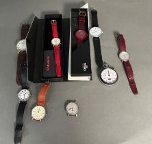 A selection of watches various makers to include Sekonda, Henley, etc.