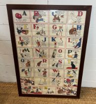 A framed vintage poster of The ABC...... (76cm x 55cm)