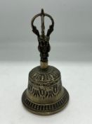 A metal hand bell (H22cm)