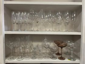 A collection of wine glasses