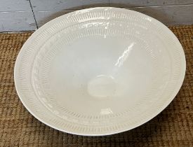 A large white glazed dish (H14cm Dia46cm)