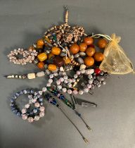 A small selection of costume jewellery