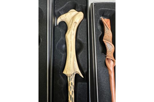 Three collectable Harry Potter magic wands - Image 3 of 4