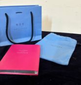 Smythson of Bond Street address and telephone book with original bag
