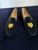 A pair of velvet flat trickers of London size 8.5